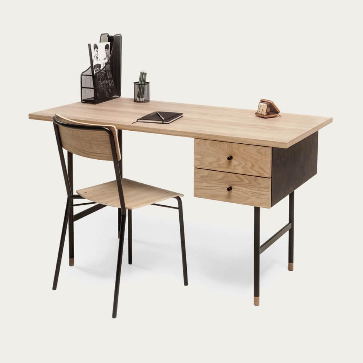Oak/Black Jugend Desk – image 5