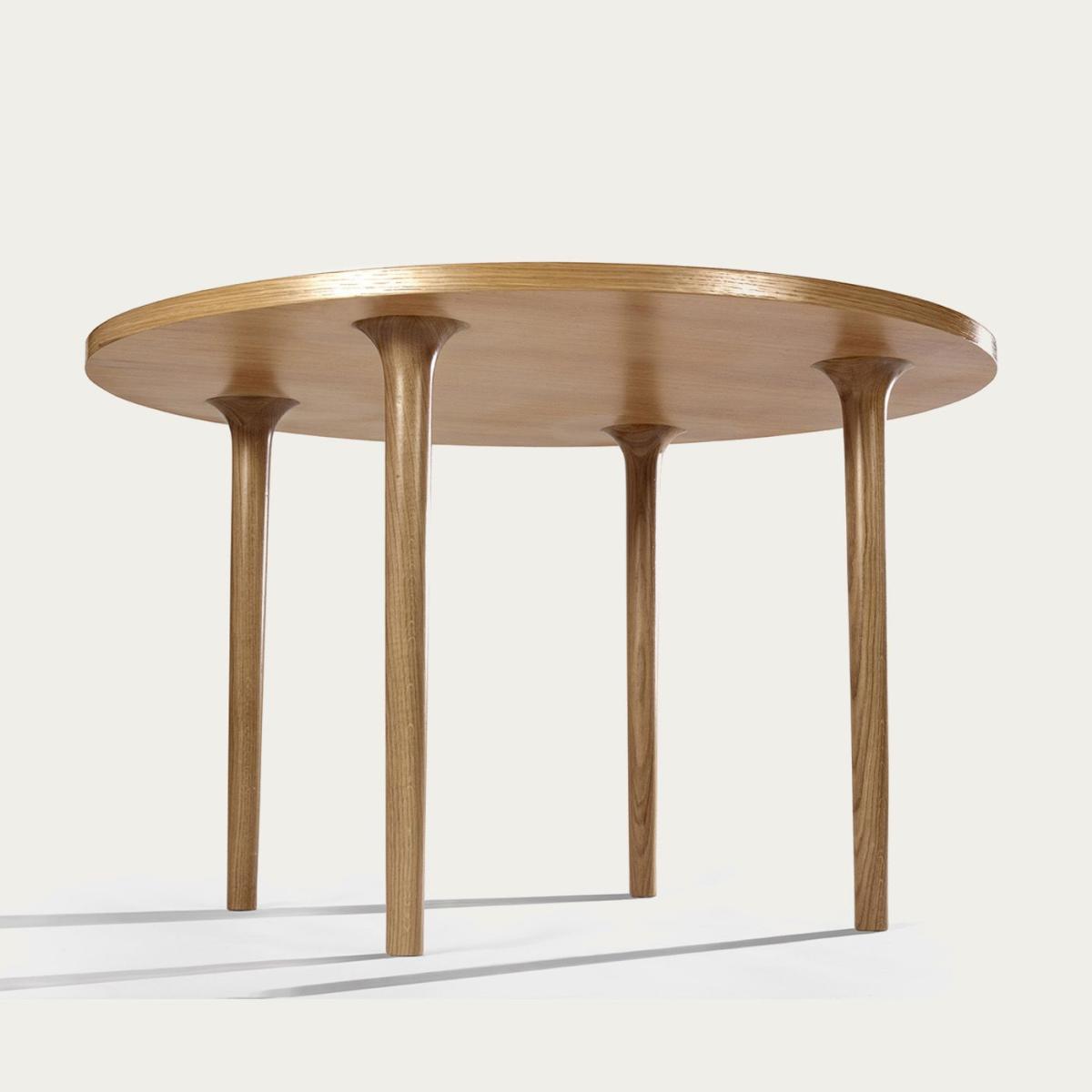 Oak Cast Table Round – image 3