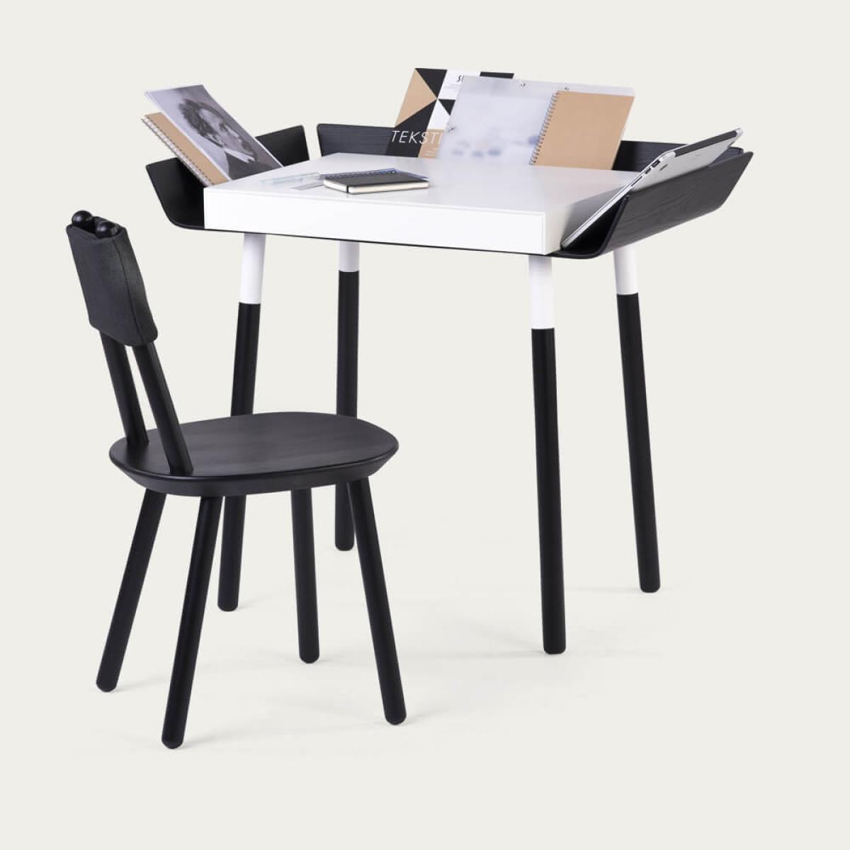 Black 1 Drawer My Writing Desk – image 2