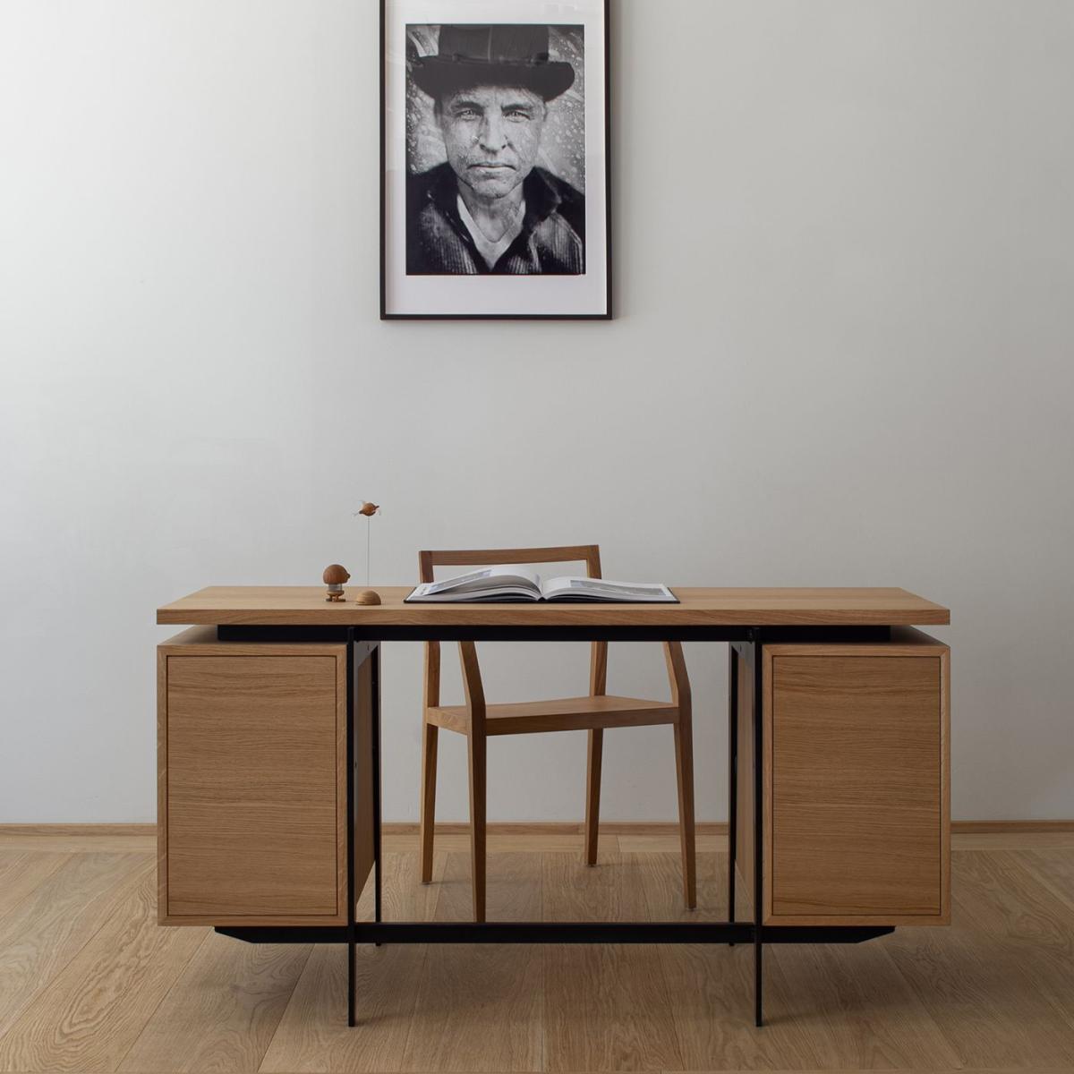 European Oak Large FRANCO Desk – image 2
