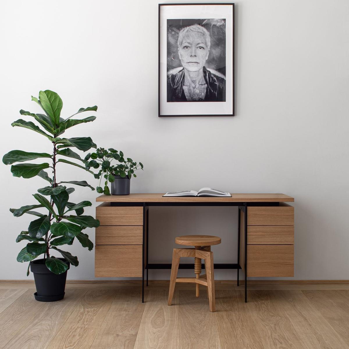 European Oak Large FRANCO Desk – image 3