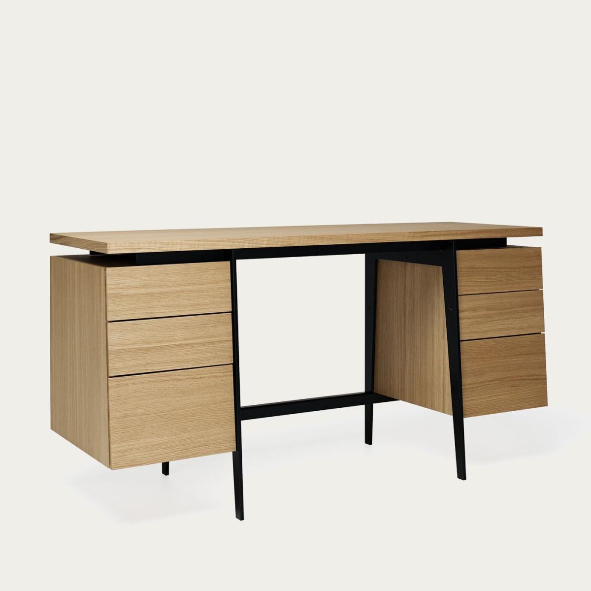 European Oak Large FRANCO Desk – image 4