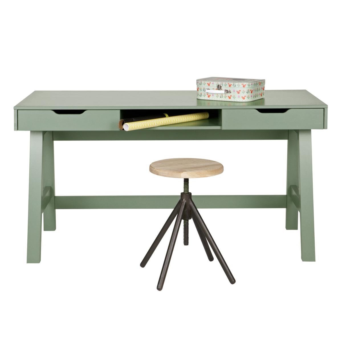 Nikki Computer & Office Desk in Army Green by Woood – image 2