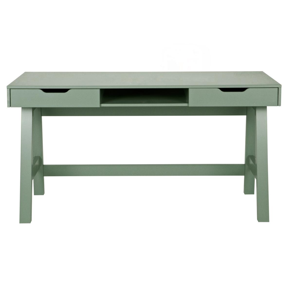 Nikki Computer & Office Desk in Army Green by Woood – image 3