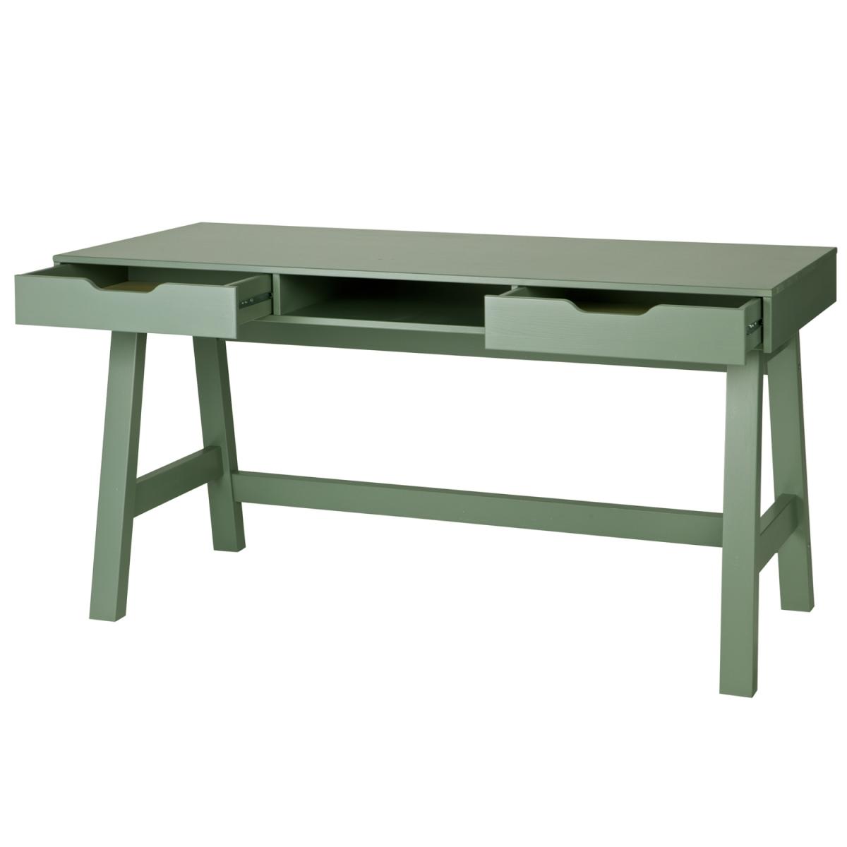 Nikki Computer & Office Desk in Army Green by Woood – image 4