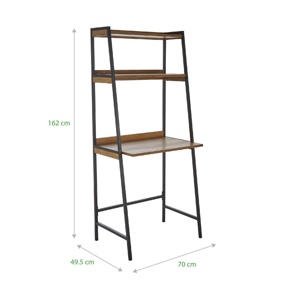 Fulton Ladder Desk Brown and Grey – image 6