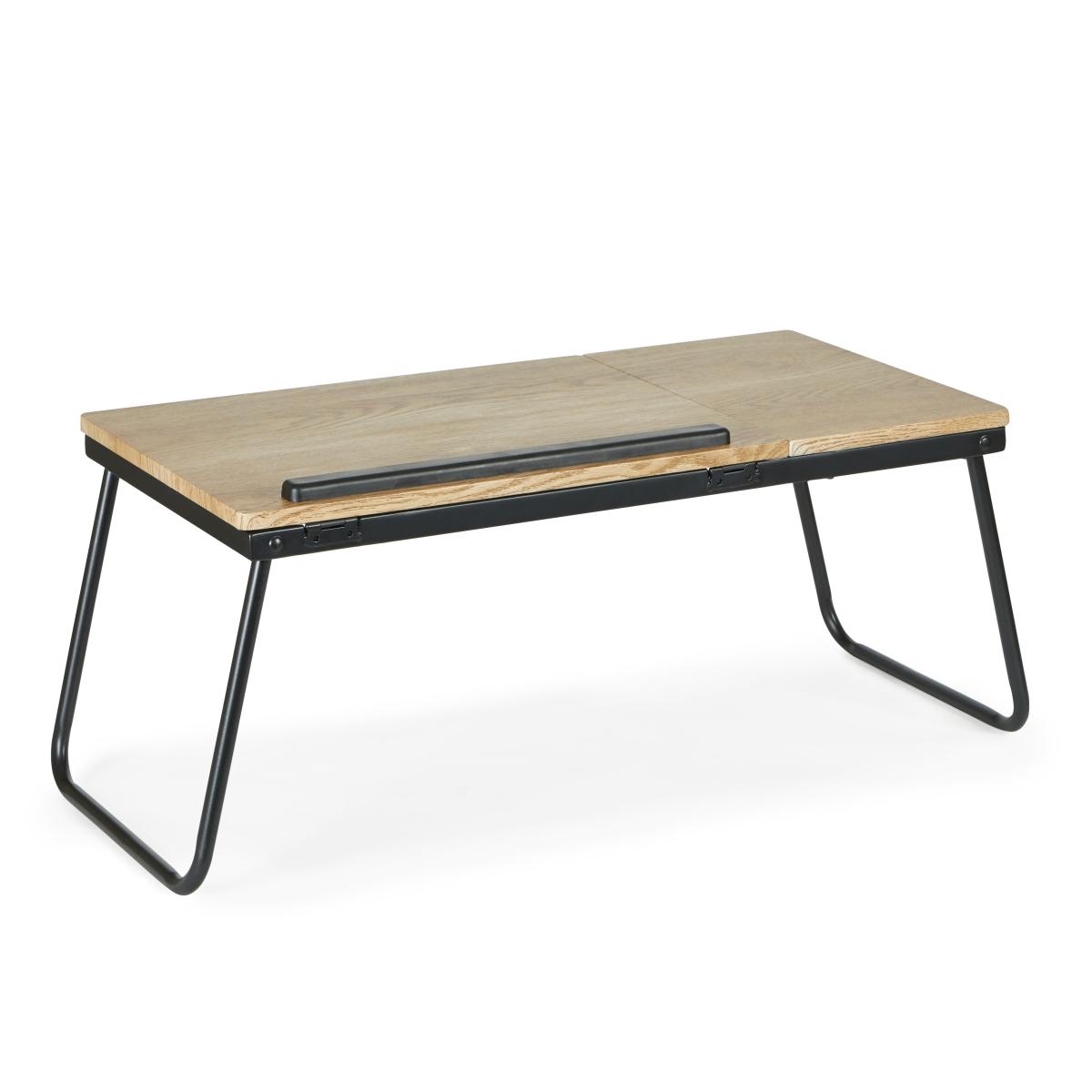 Dawson Laptop Stand, Oak Effect Oak – image 2