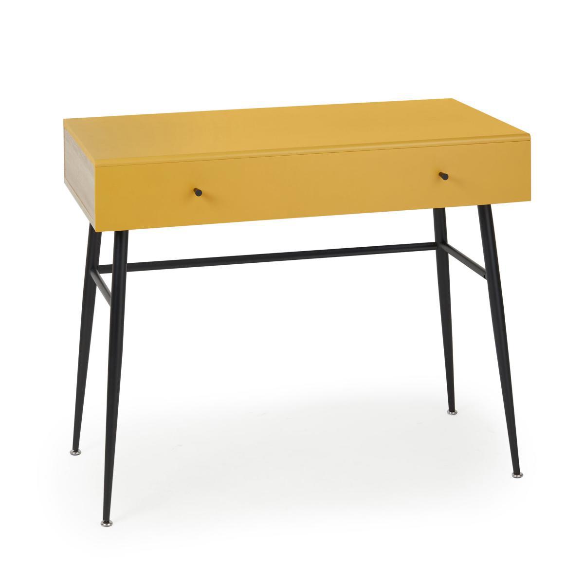 Oliver Lift Top Dressing Desk Ochre – image 5