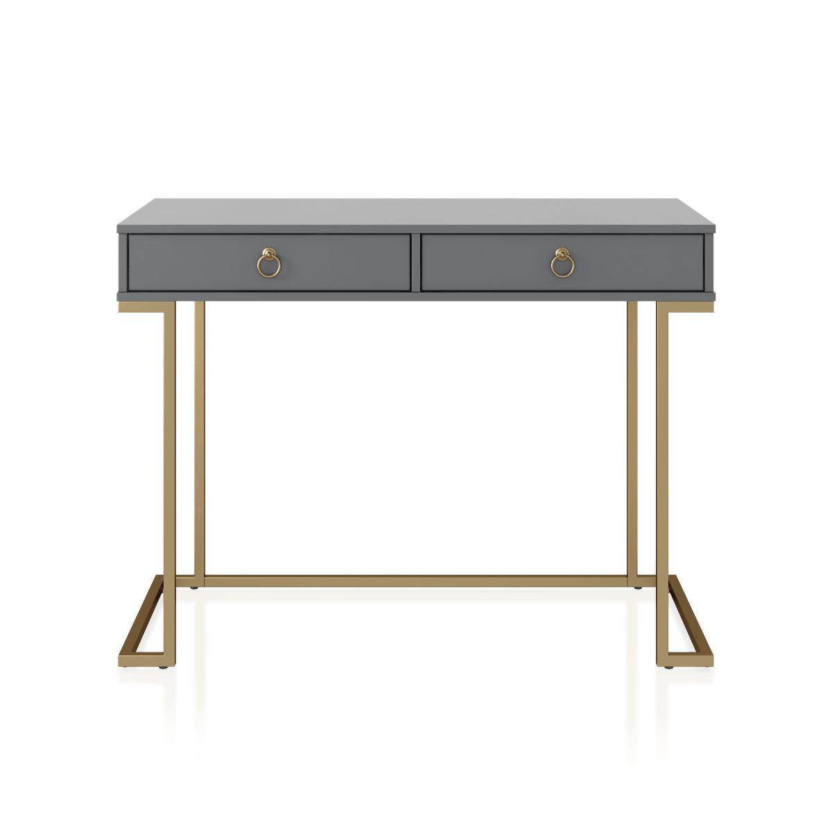 Cosmo Camila Writing Desk, Graphite Graphite (Grey) – image 4