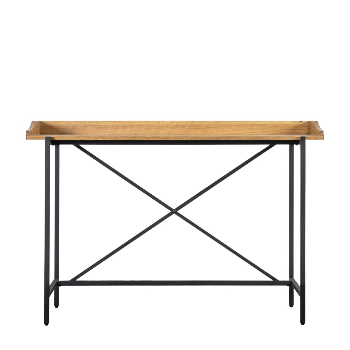 Return - Newark Desk, Light Wood Effect – image 3