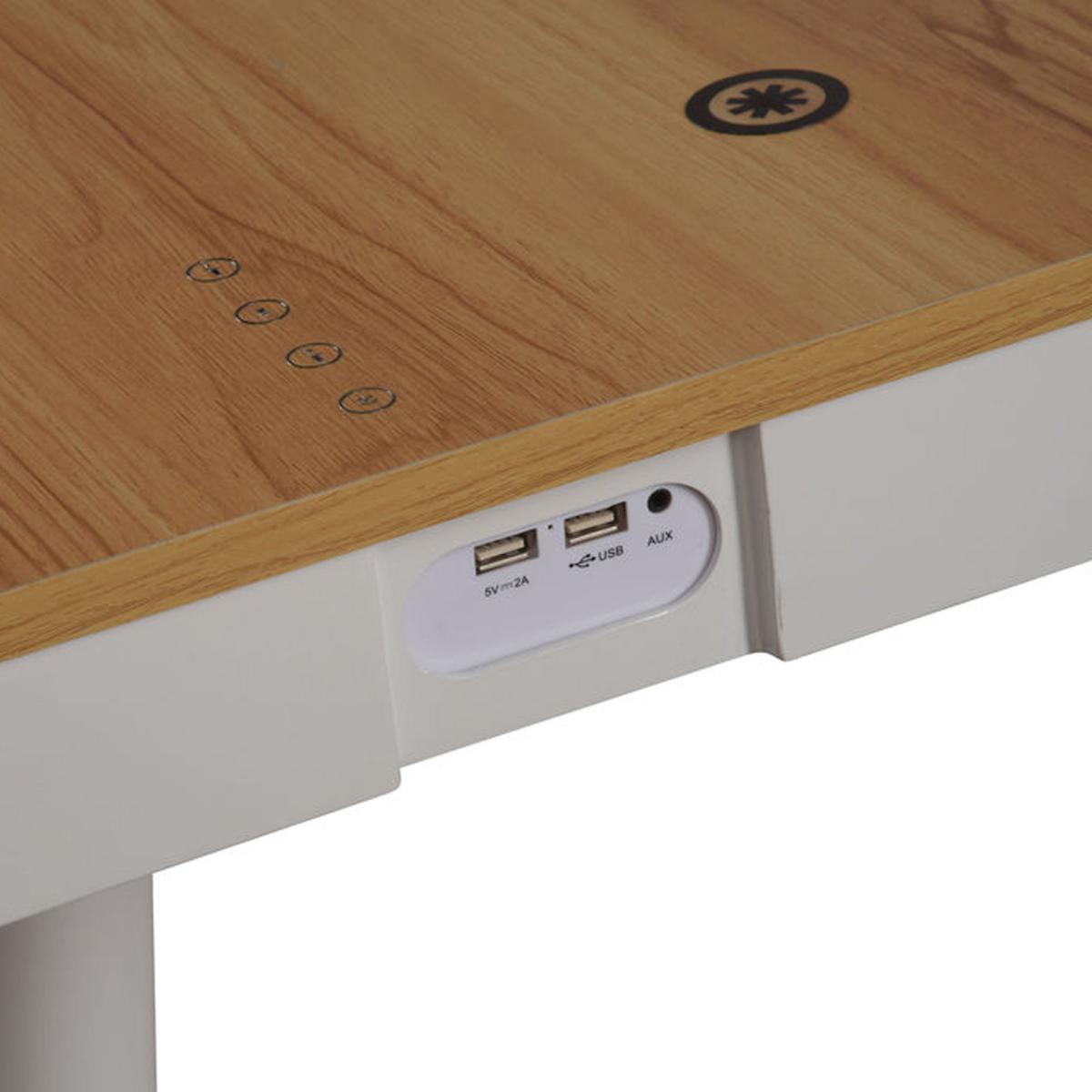 Koble Skala Smart Desk Brown/Grey – image 4