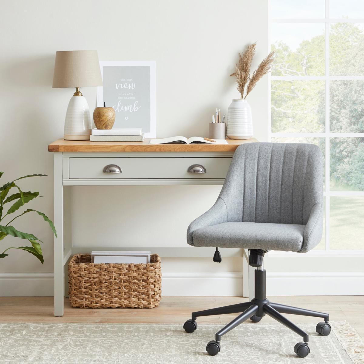 Compton Ivory Desk Cream/Brown – image 2