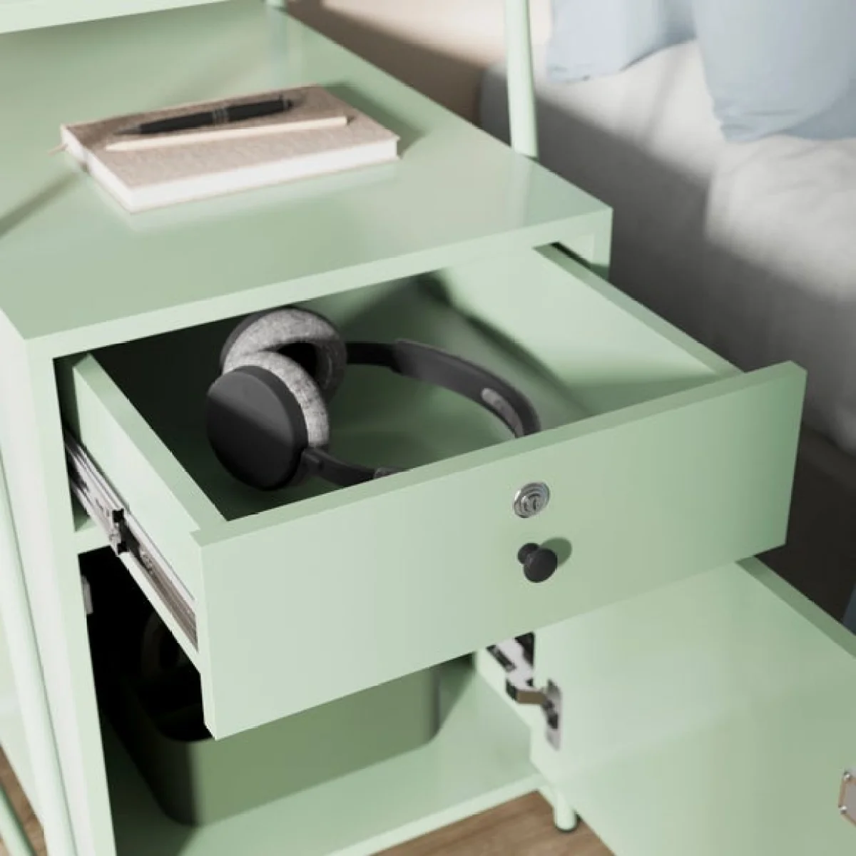 Alannah Lockable Desk – image 3