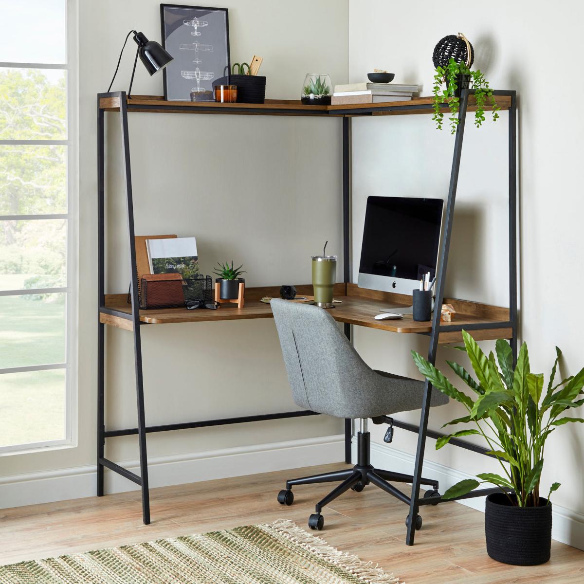 Fulton Corner Ladder Desk Pine – image 2