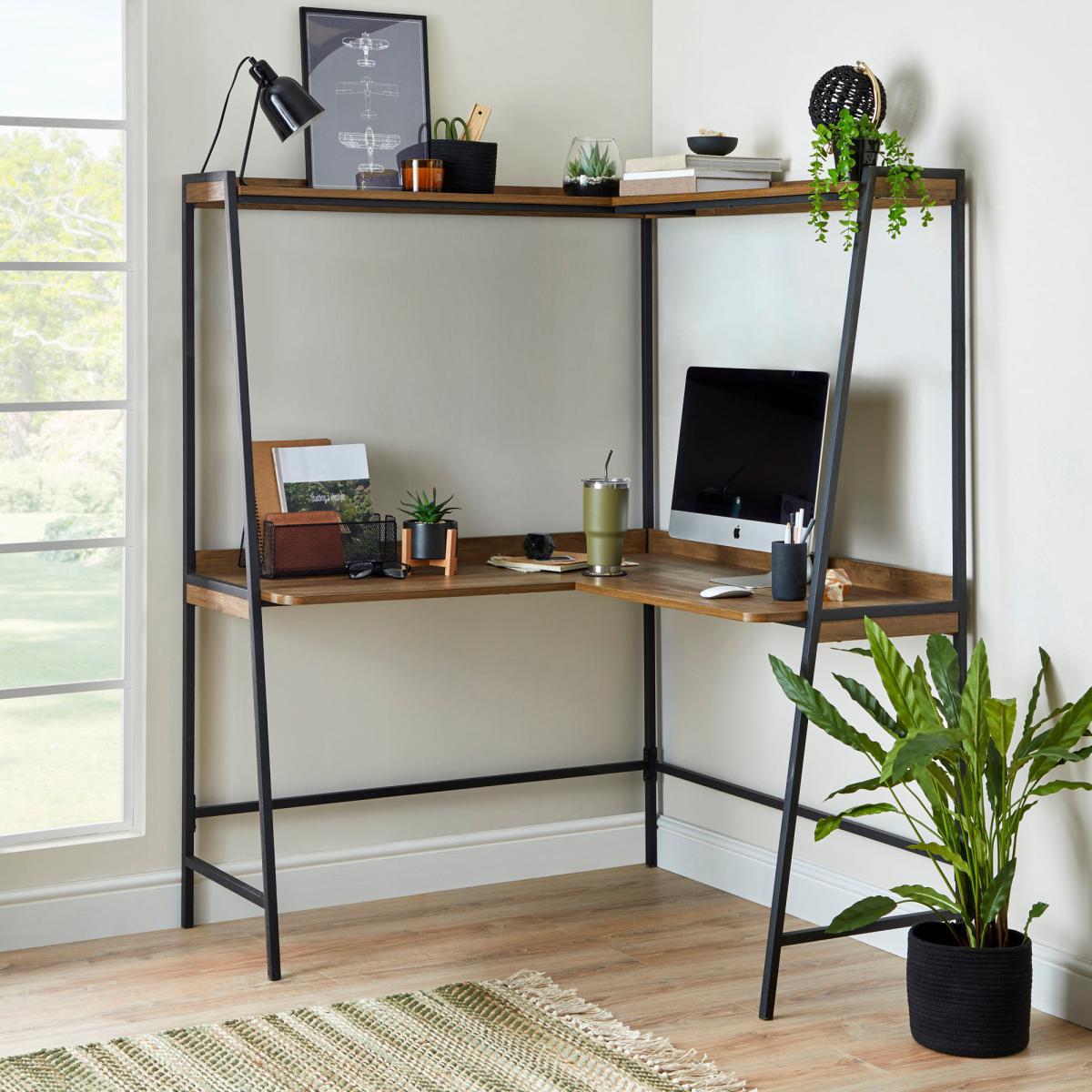 Fulton Corner Ladder Desk Pine – image 3