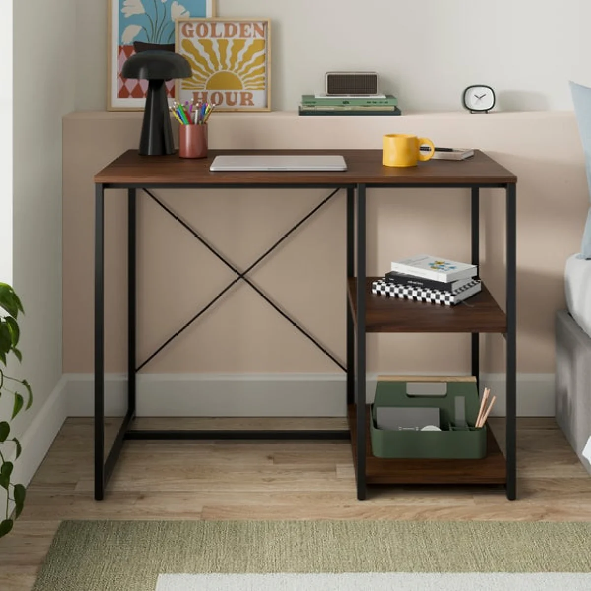 Francesco Open Storage Desk – image 2