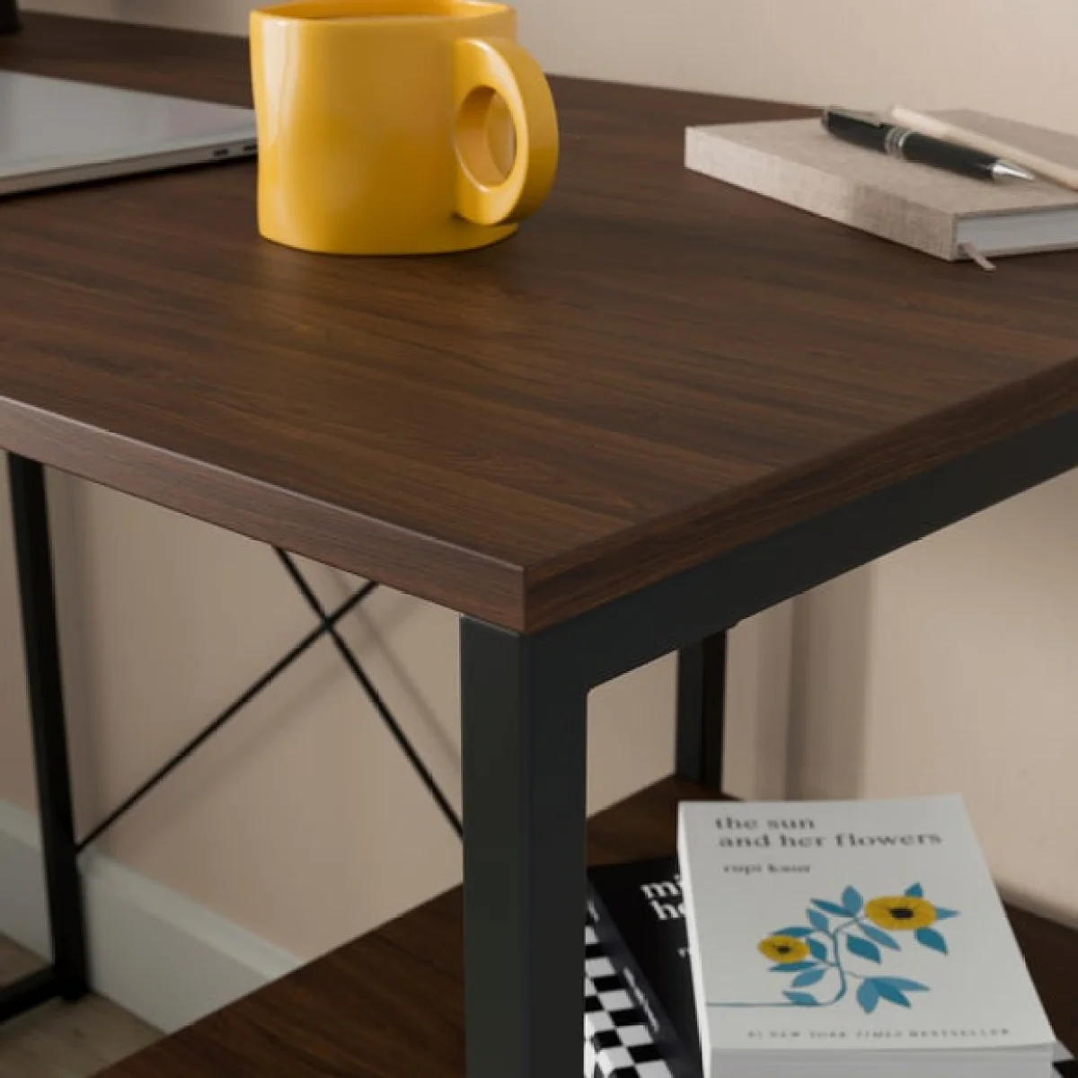 Francesco Open Storage Desk – image 4
