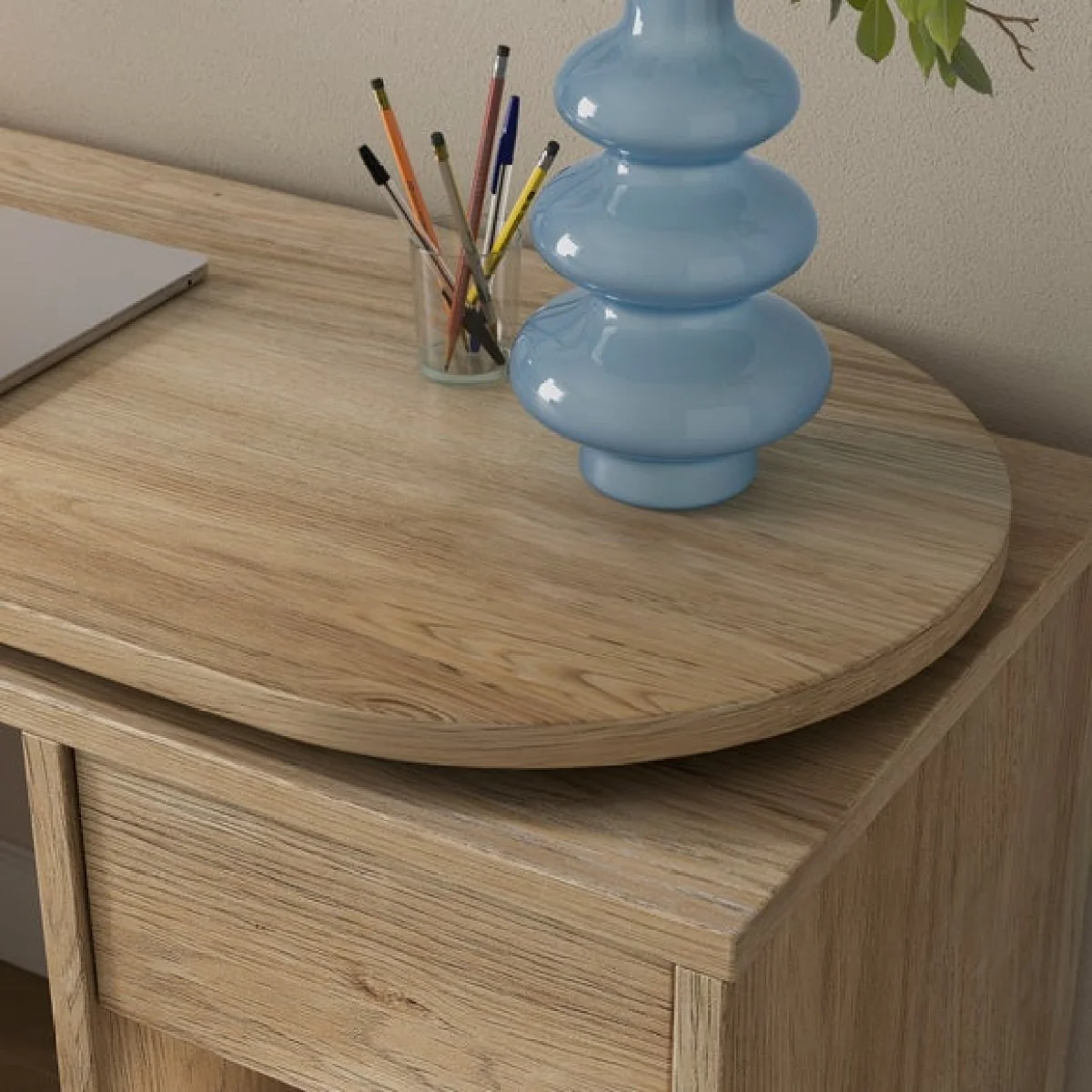 Malik Double Swivel Storage Desk – image 4