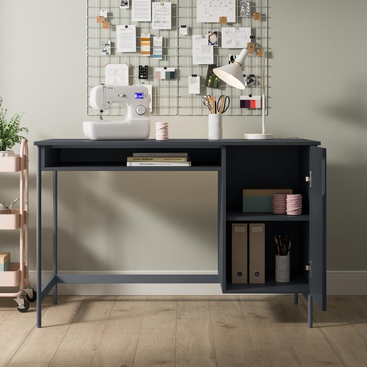 Erna Storage Desk Grey Grey – image 3