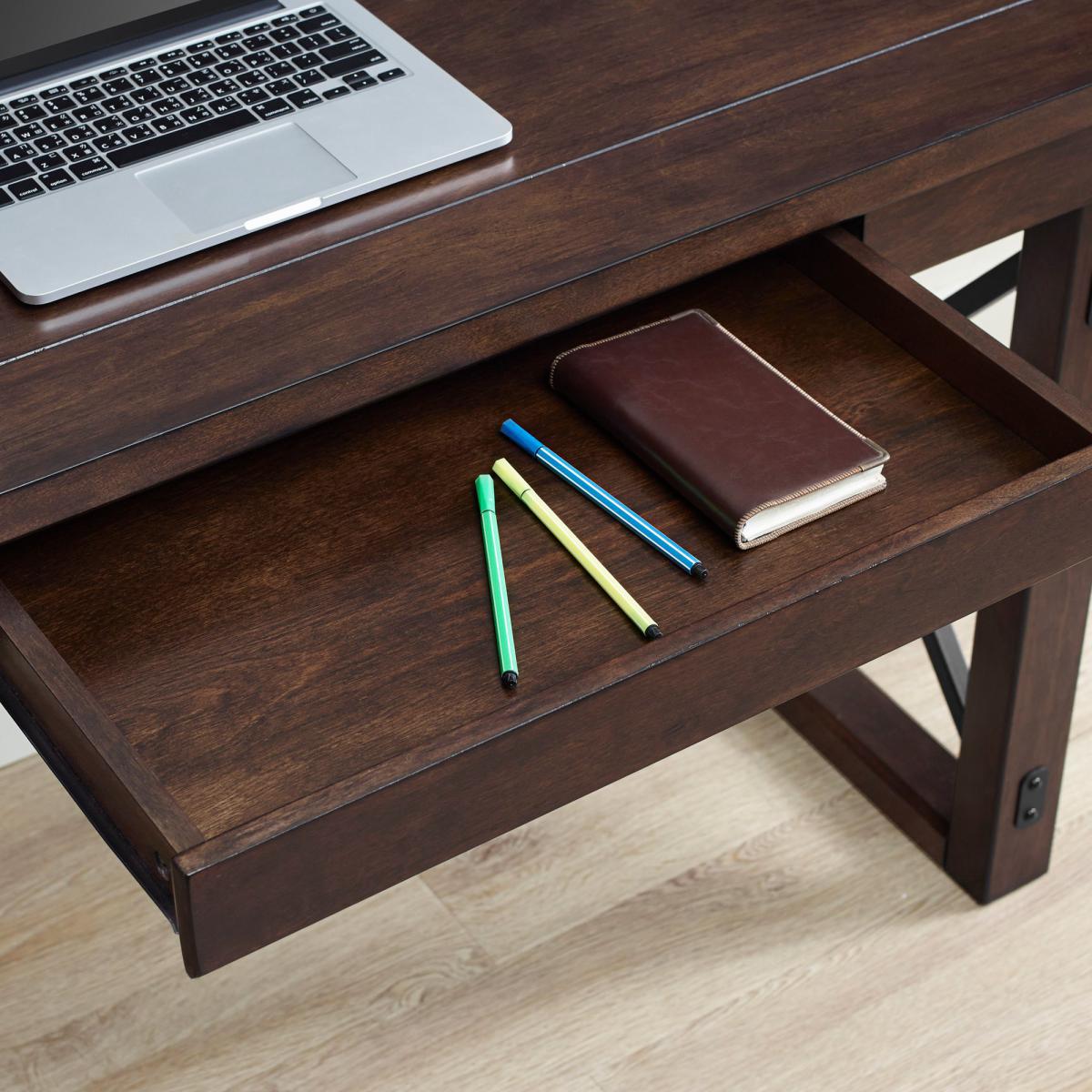 Wildwood Rustic Desk Brown – image 4