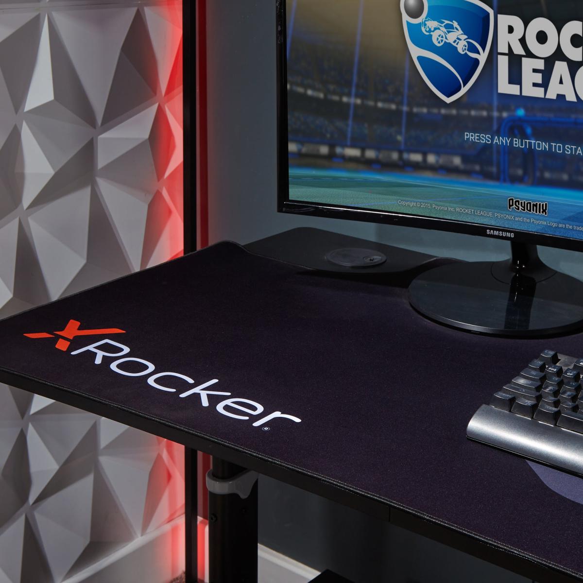 X Rocker Cougar XL Manual Height Adjustable Gaming Desk Black – image 4