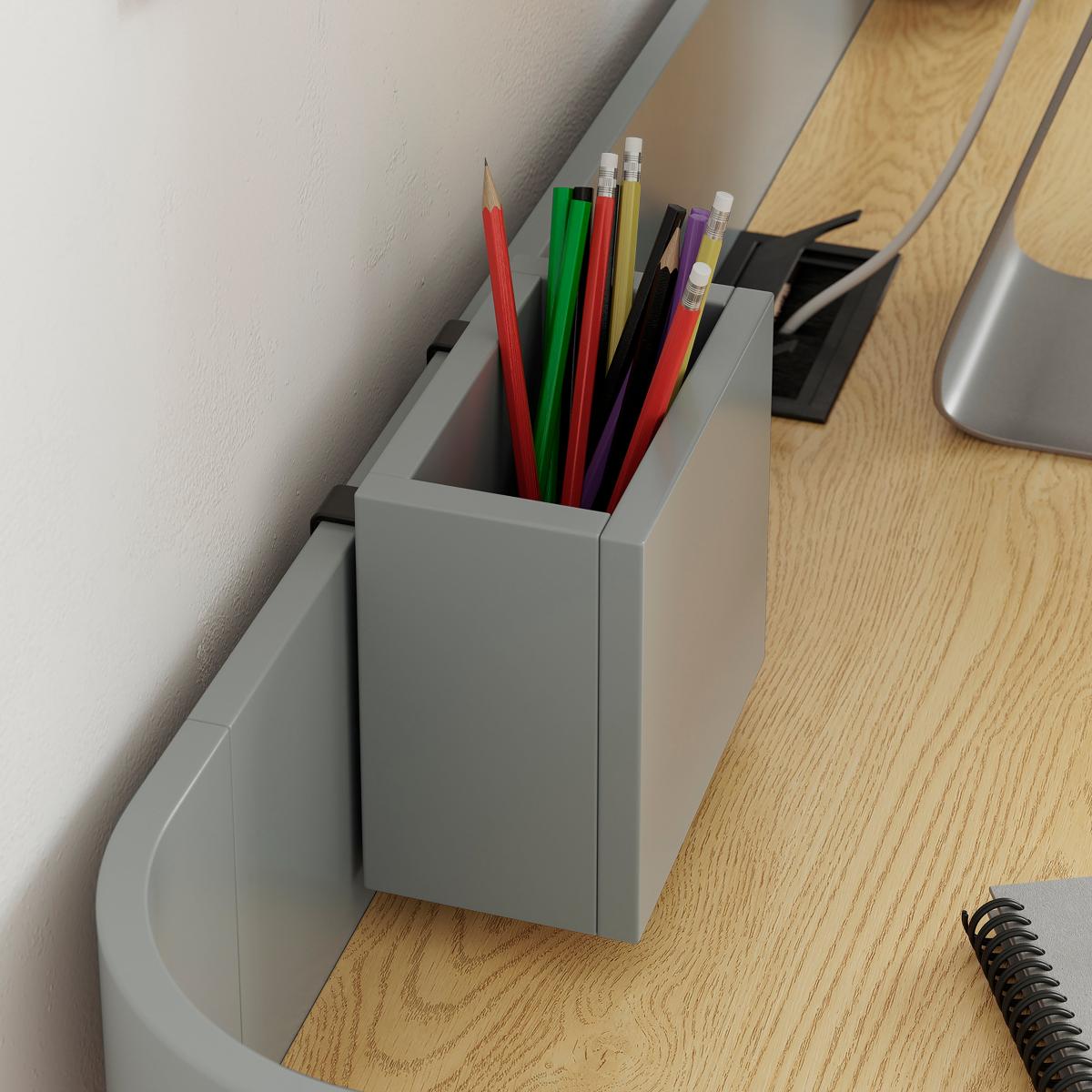Fenton Modern Curve Wide Desk MultiColoured – image 6