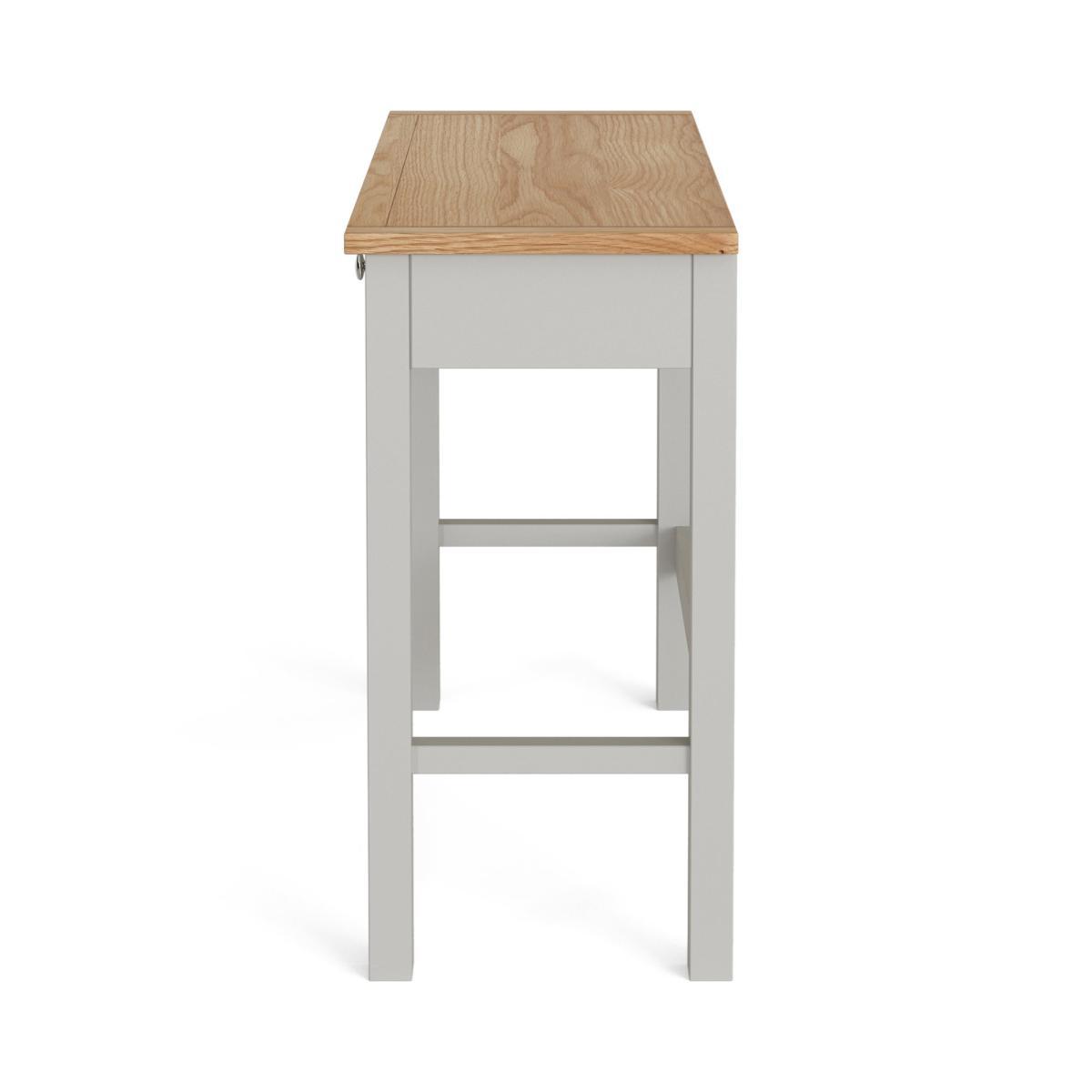 Bromley Grey Slimline Desk Grey – image 5