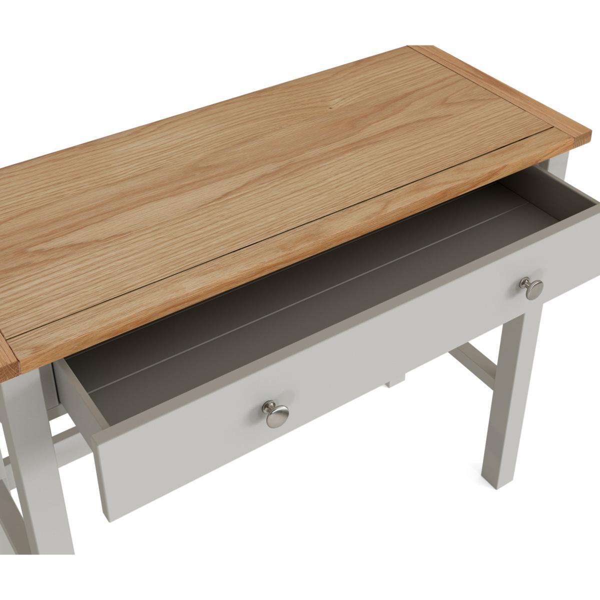 Bromley Grey Slimline Desk Grey – image 6