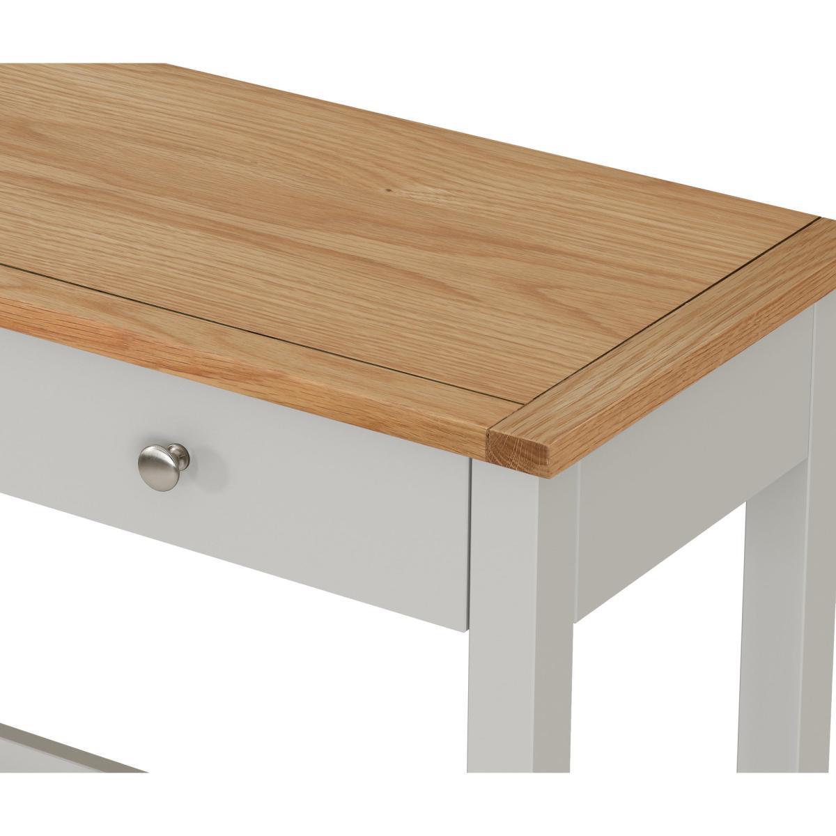 Bromley Grey Slimline Desk Grey – image 8