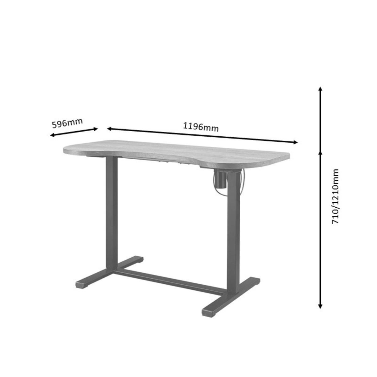 San Francisco Height Adjustable Standing Desk Walnut – image 6