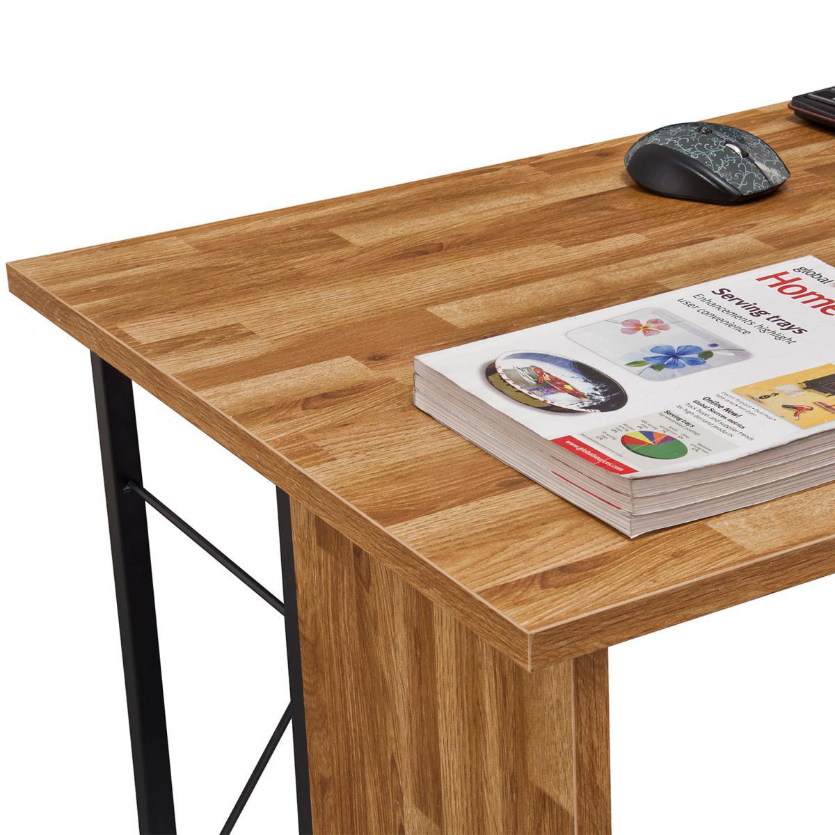 Rhodes Computer Desk Brown – image 2