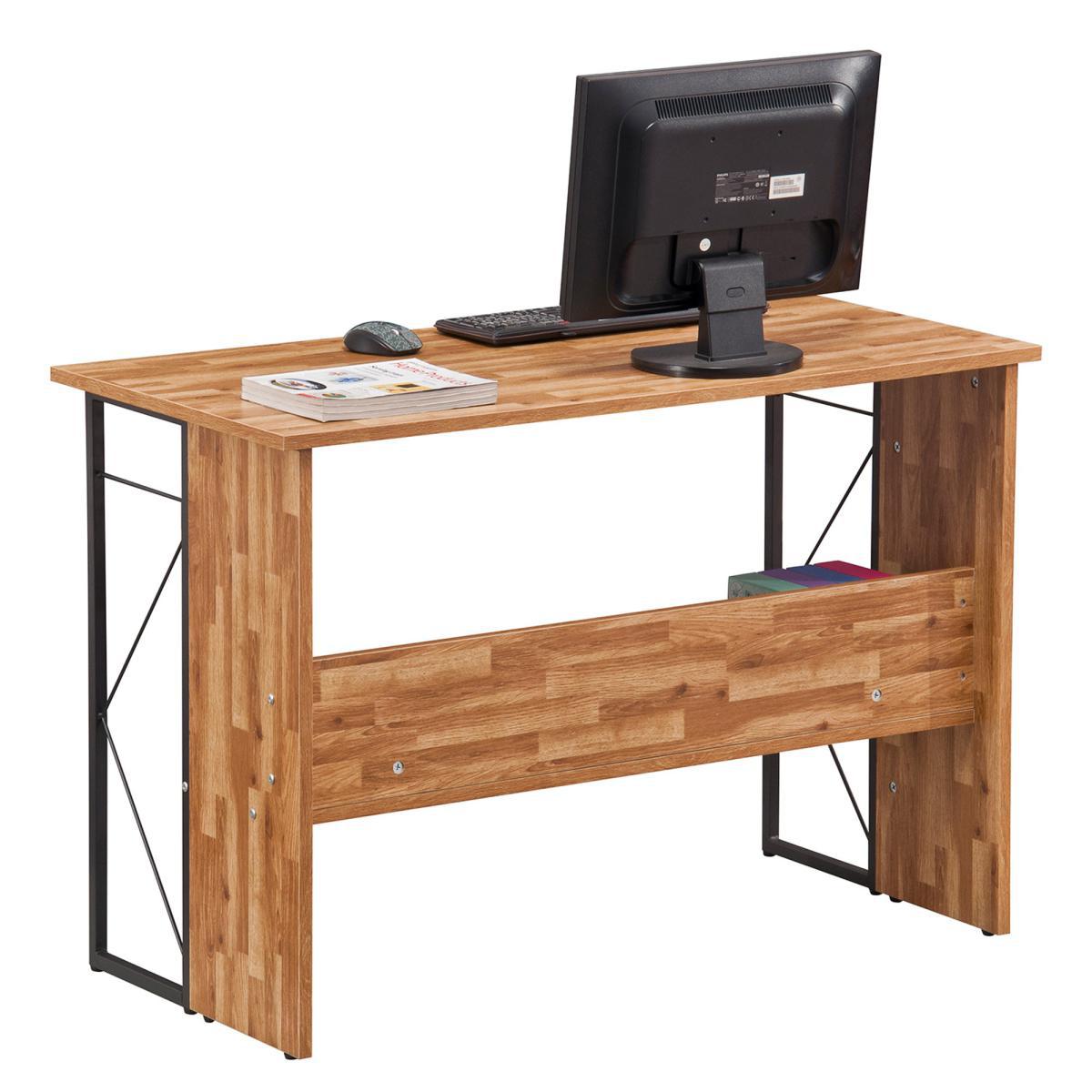Rhodes Computer Desk Brown – image 3