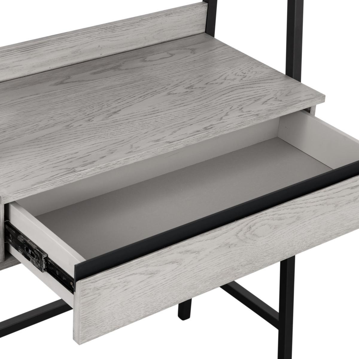 Blake Bookcase Desk Grey – image 7
