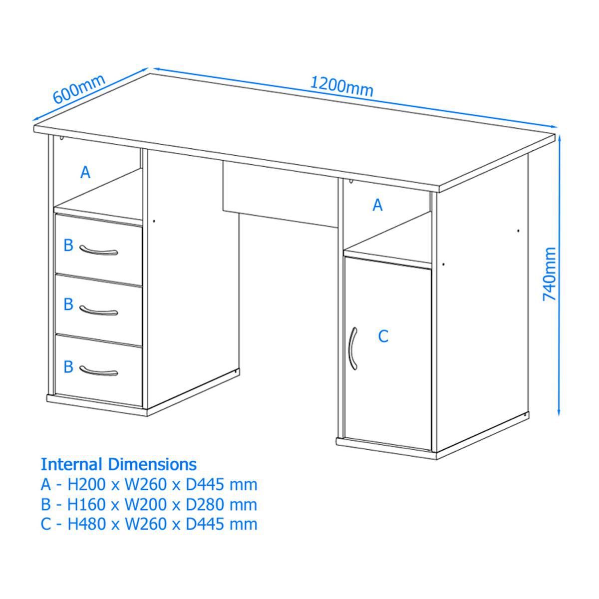 Maryland Desk - White White – image 4