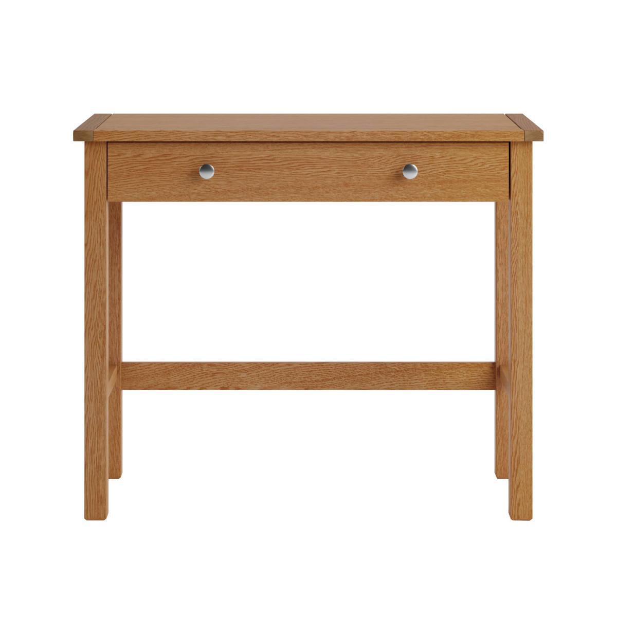 Bromley Slim Line Desk Oak Brown – image 4