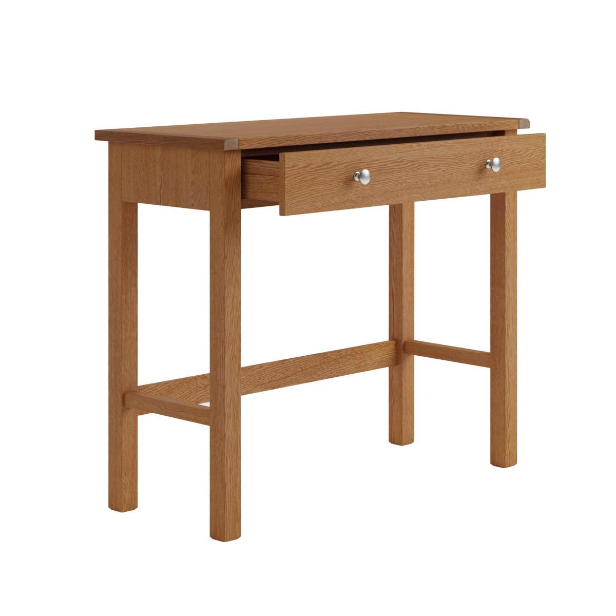 Bromley Slim Line Desk Oak Brown – image 6
