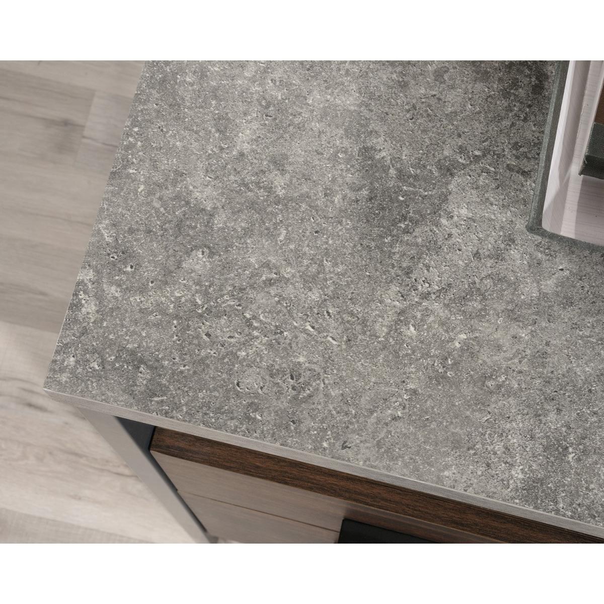 Market L-Shaped Desk in Walnut & Slate Grey – image 2