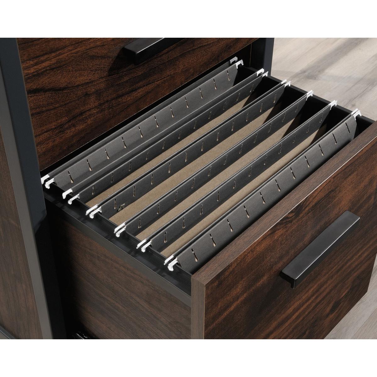 Market L-Shaped Desk in Walnut & Slate Grey – image 6