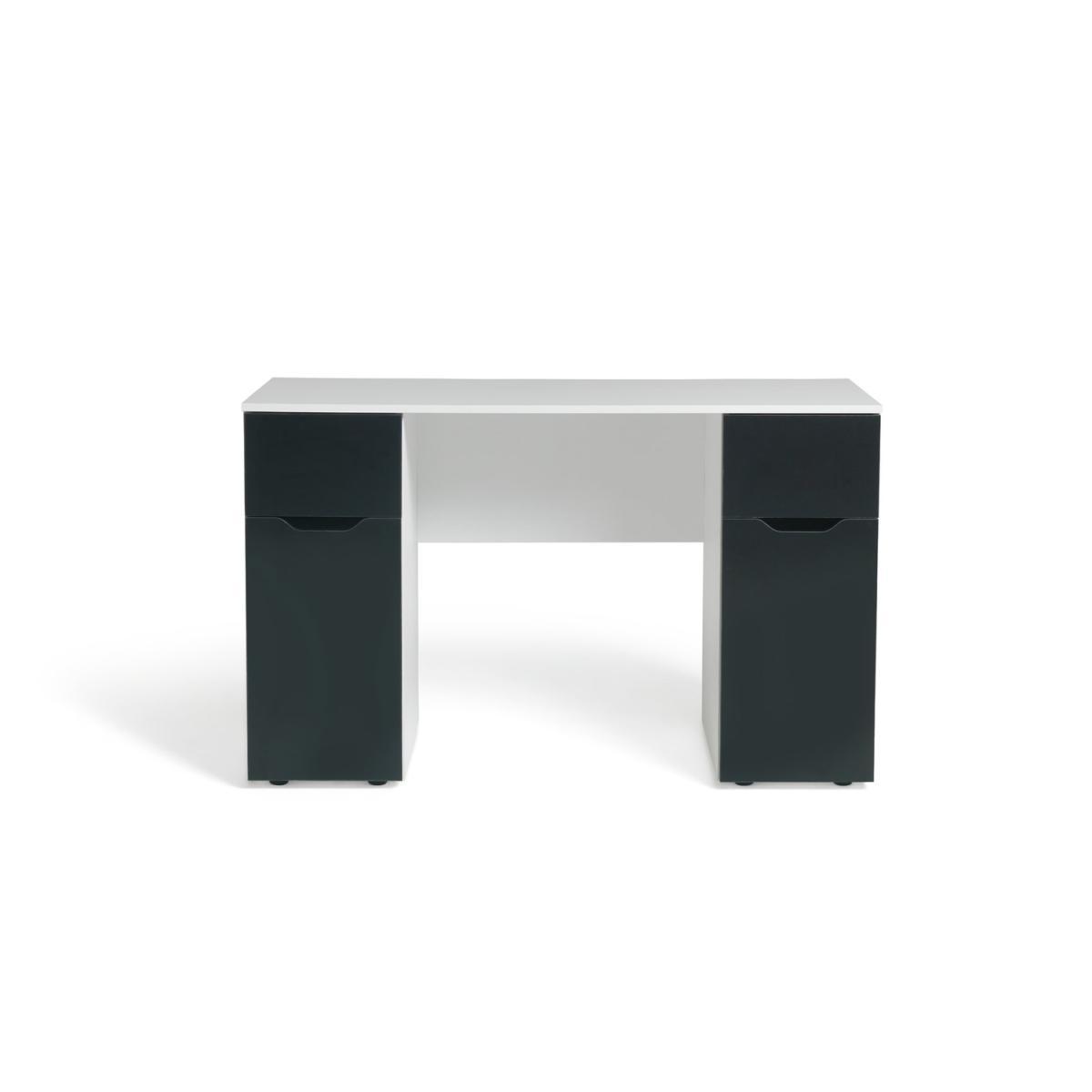 Habitat Pob Double Pedestal Desk - Black – image 2