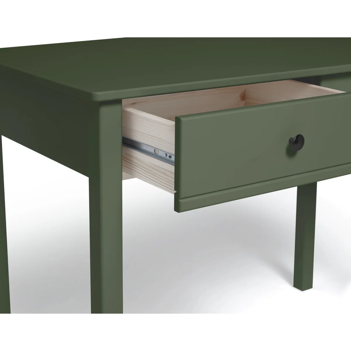 Habitat Brooklyn 2 Drawer Desk - Green – image 4
