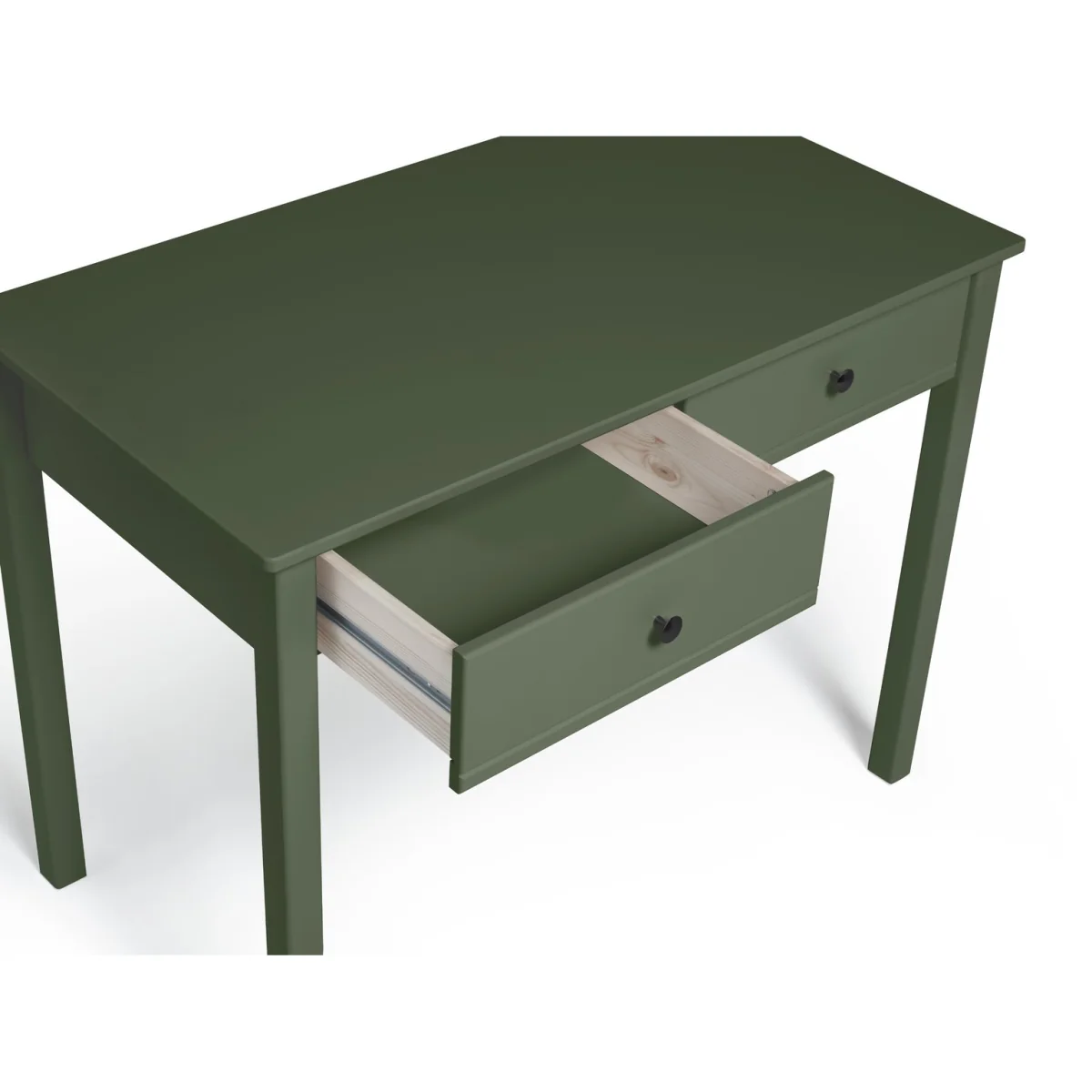 Habitat Brooklyn 2 Drawer Desk - Green – image 5