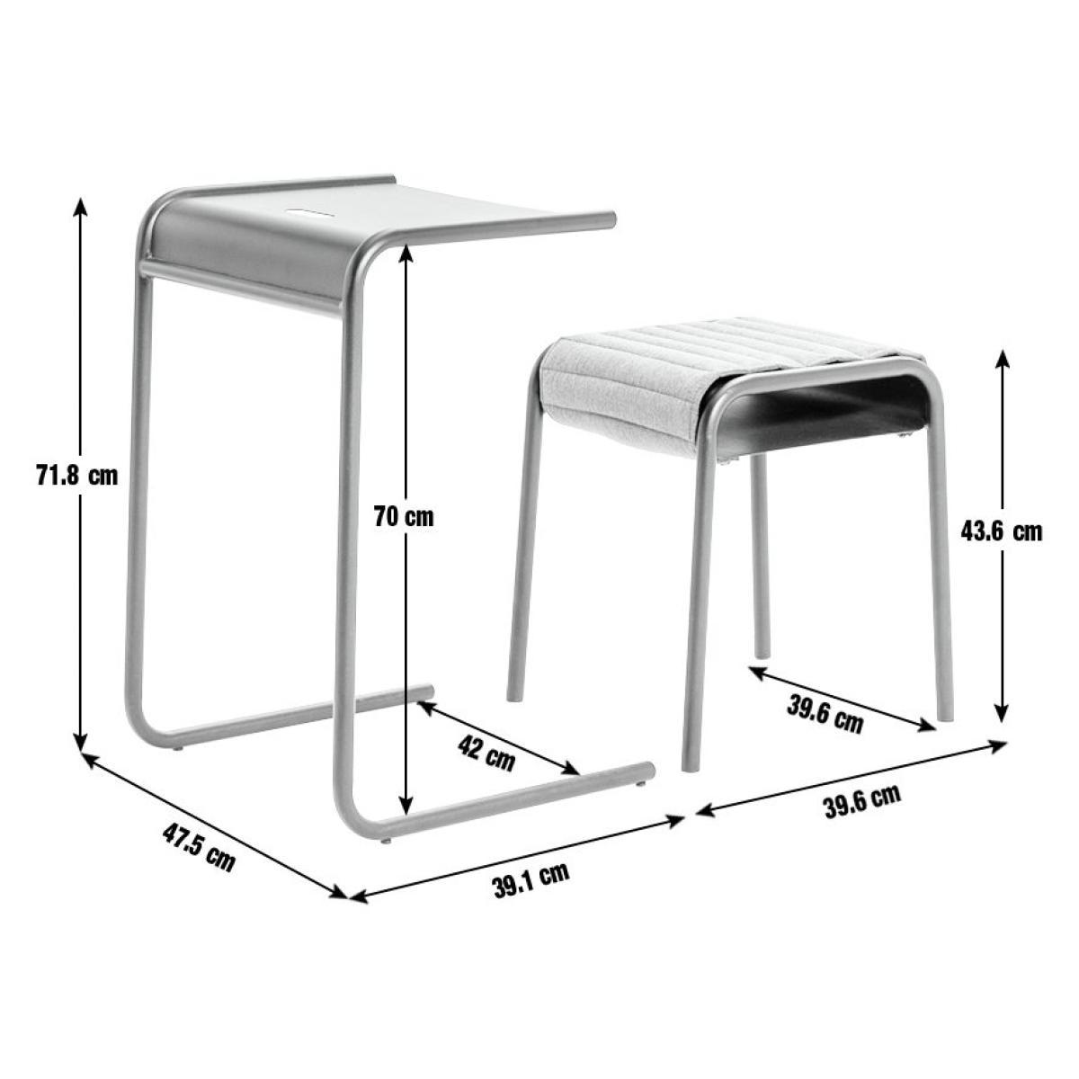 Habitat Contemporary Office Desk and Chair Set - Black – image 5