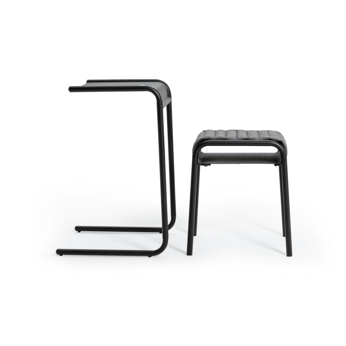Habitat Contemporary Office Desk and Chair Set - Black – image 7