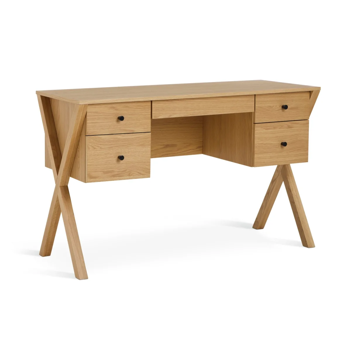 Habitat Harlene Desk - Oak – image 3