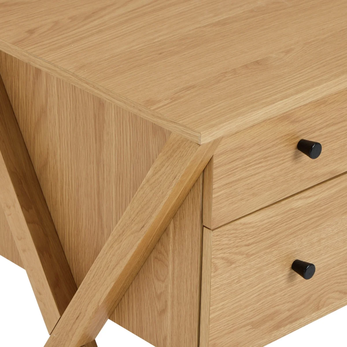 Habitat Harlene Desk - Oak – image 6