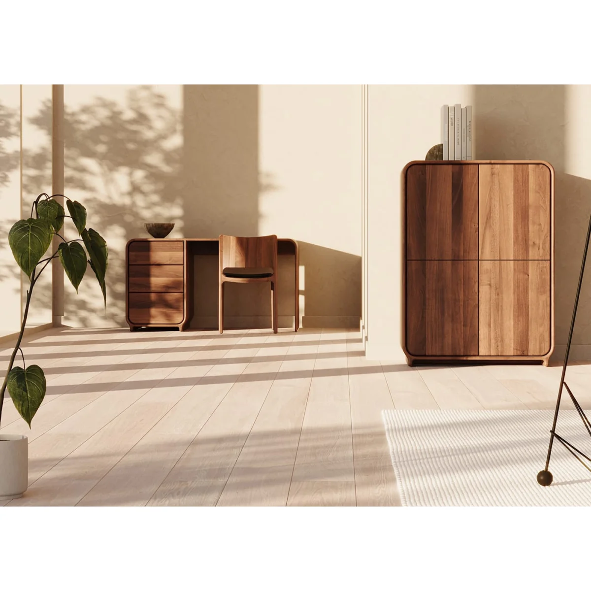 Heal's Eny Desk Walnut – image 2