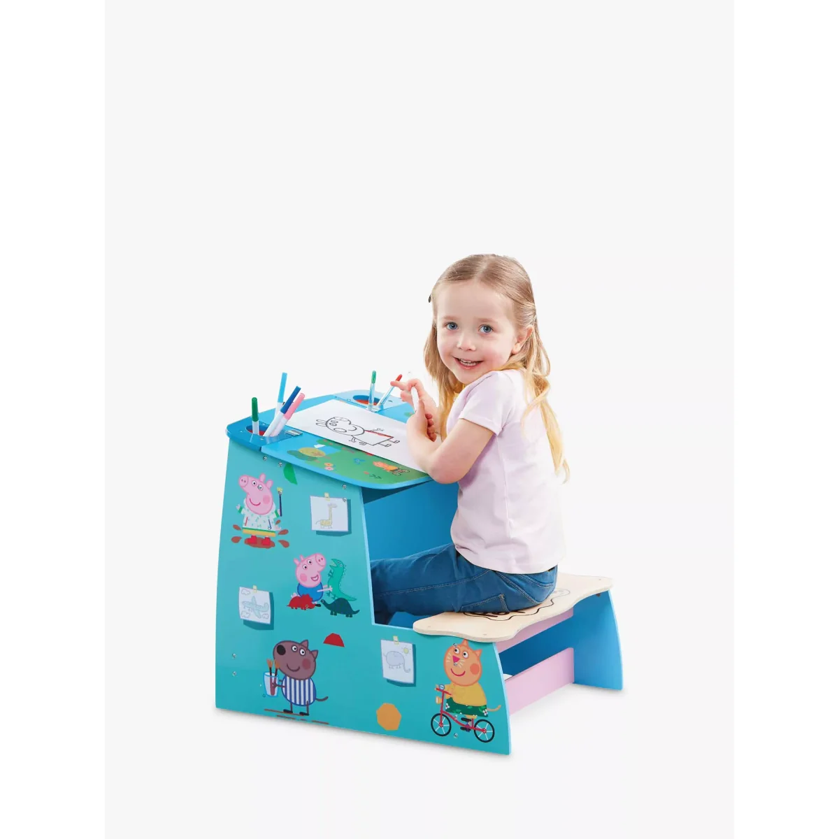 Peppa Pig Wooden Play Desk – image 3