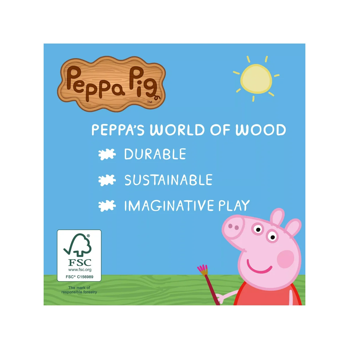 Peppa Pig Wooden Play Desk – image 6