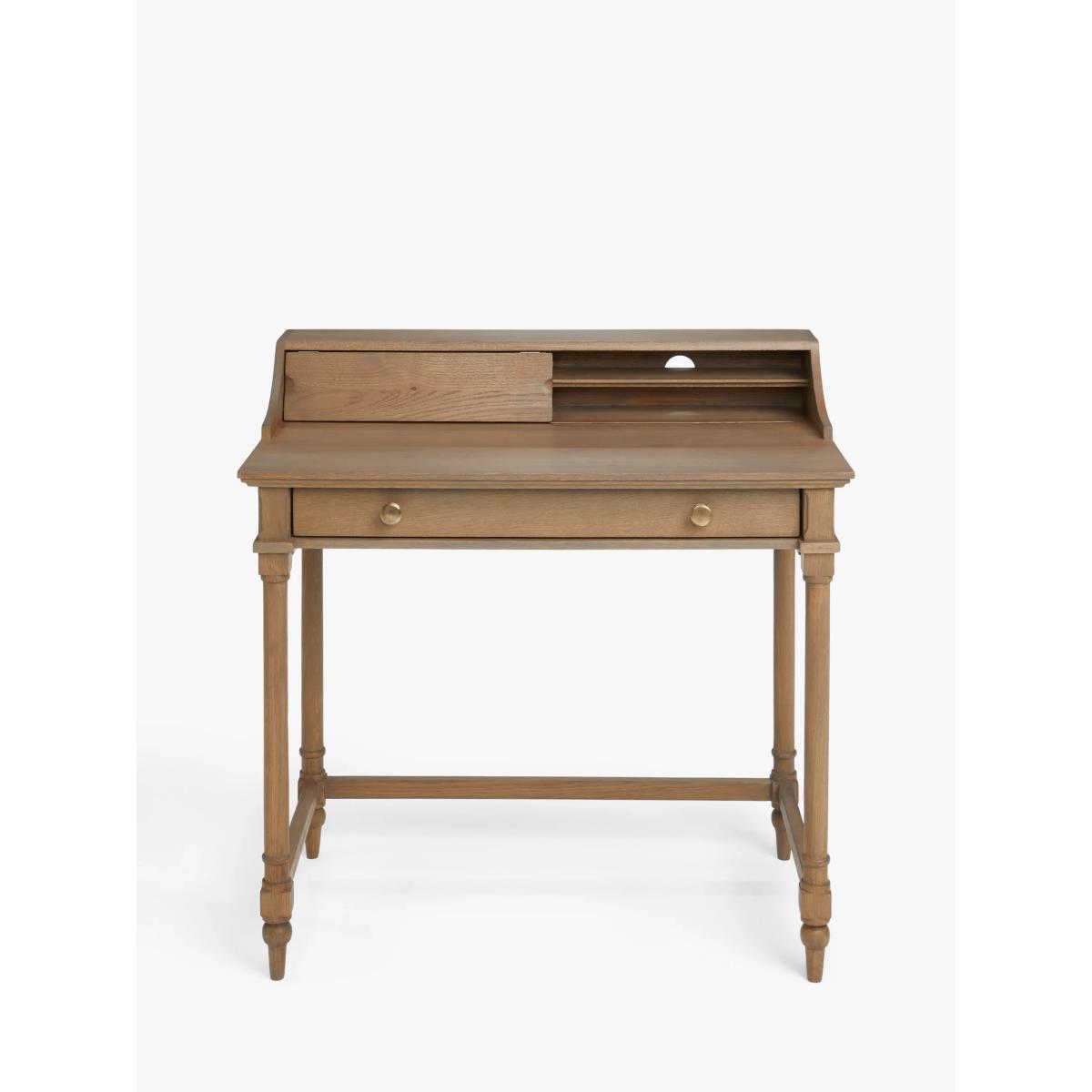 John Lewis Clemence Compact Desk, Greyed Oak – image 3