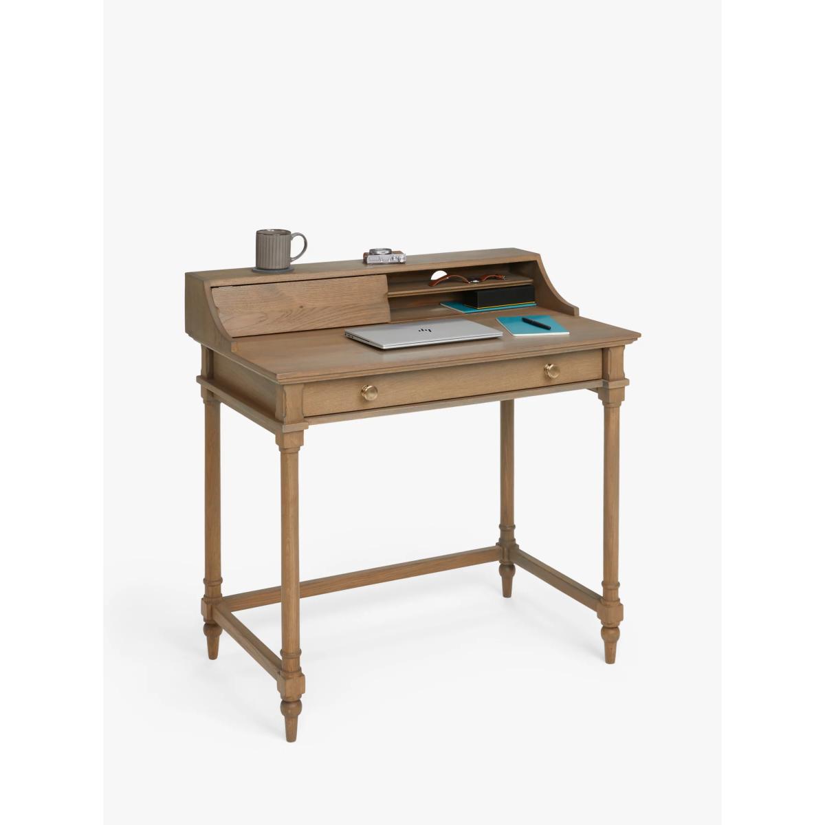 John Lewis Clemence Compact Desk, Greyed Oak – image 5